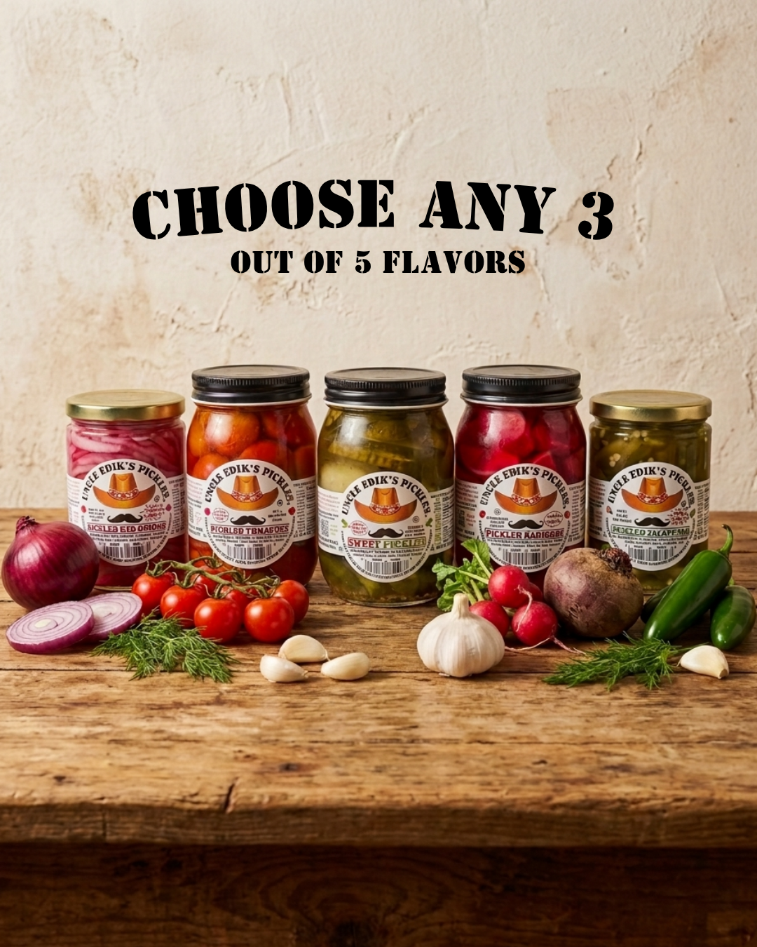 Specialty Pickles - 3 PACK - FREE SHIPPING