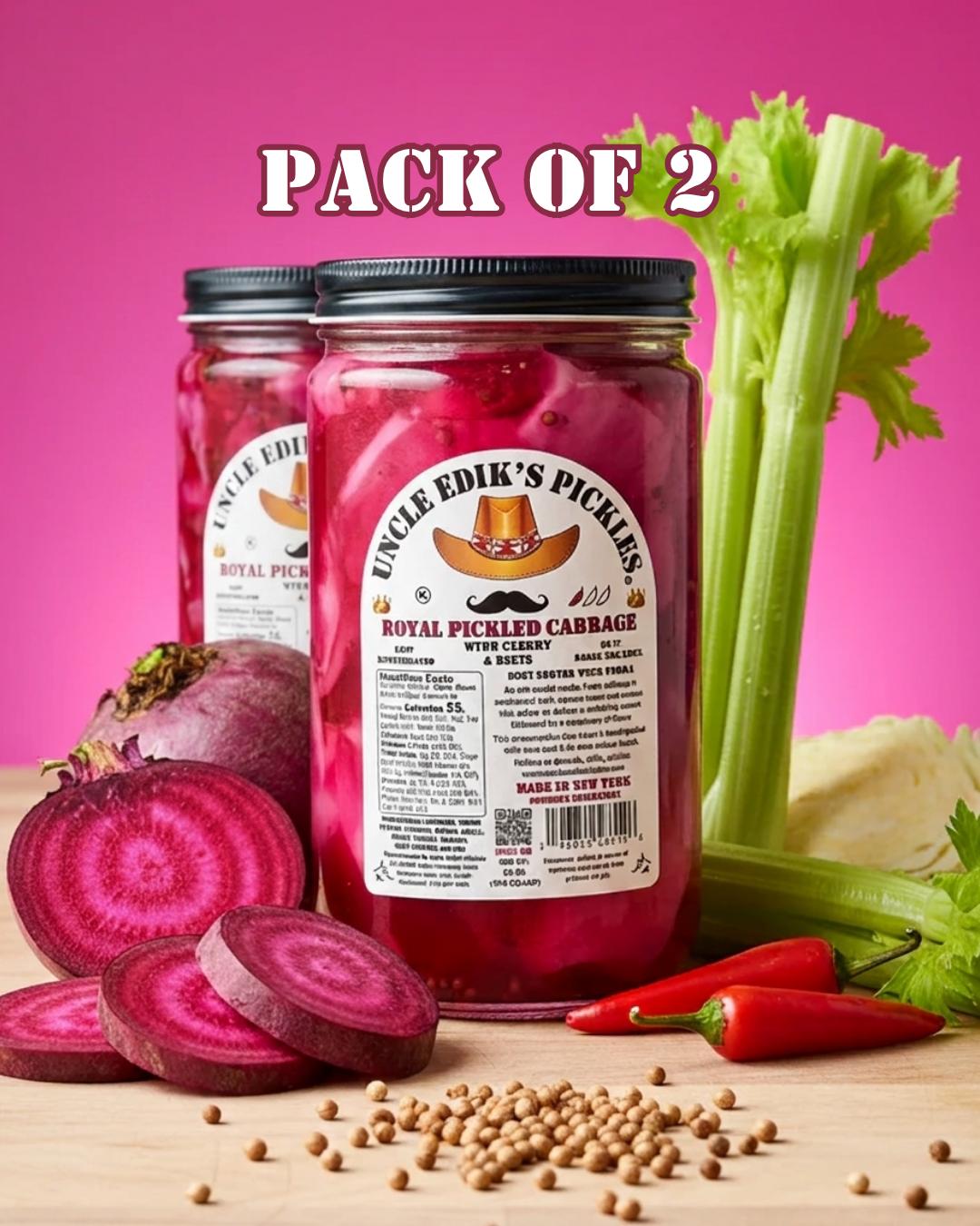 Royal Pickled Cabbage - 2 Pack - FREE SHIPPING *NATIONWIDE*